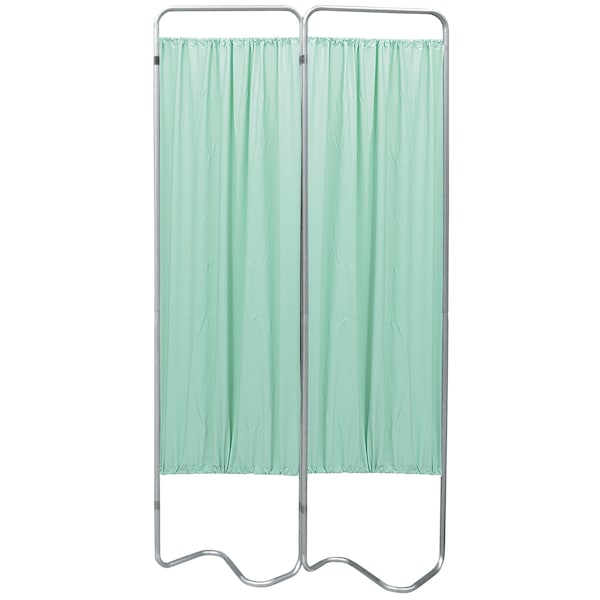 2 Section Beamatic Privacy Screen with Vinyl Panels, Green